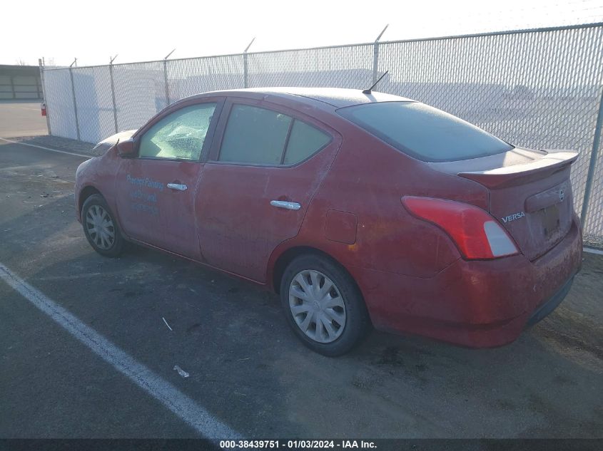 2019 Nissan Versa 1.6 Sv VIN: 3N1CN7AP0KL869595 Lot: 39770156