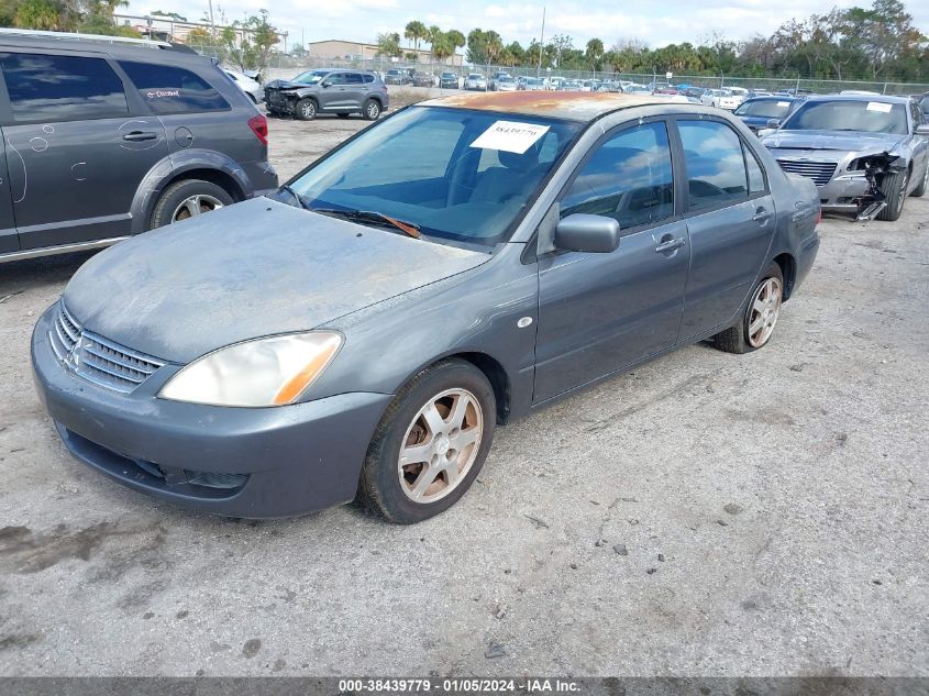 2006 Mitsubishi Lancer Es/Se VIN: JA3AJ26E06U027652 Lot: 38439779