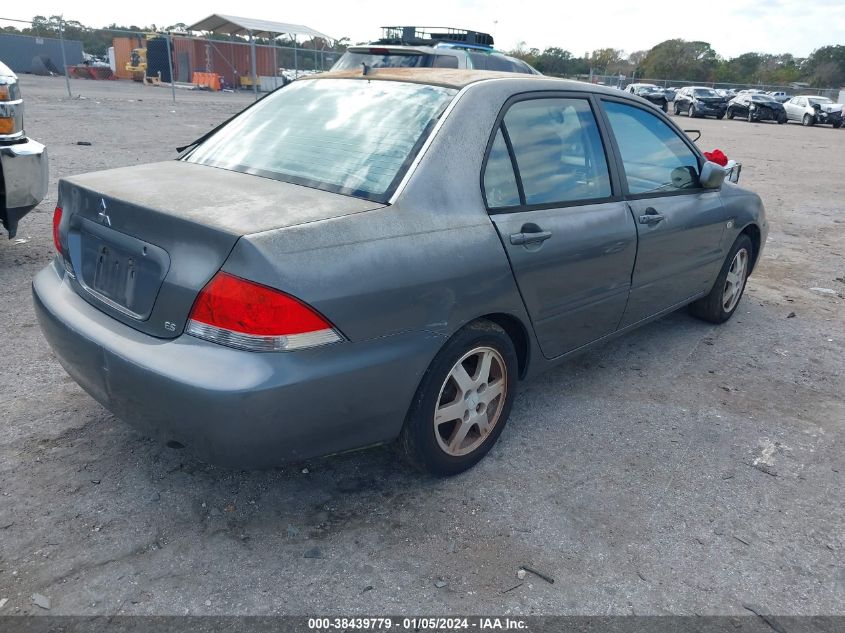 2006 Mitsubishi Lancer Es/Se VIN: JA3AJ26E06U027652 Lot: 38439779