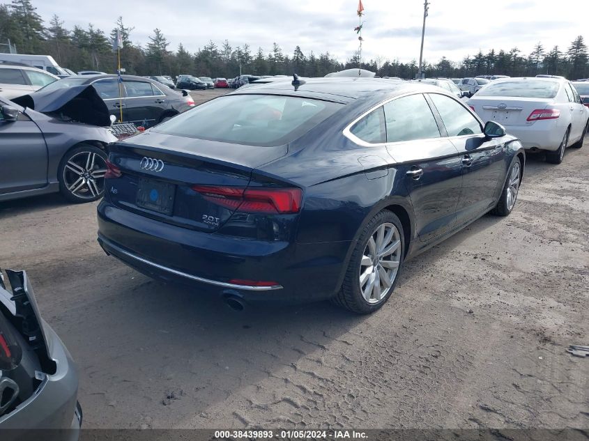 WAUBNCF51JA131381 2018 Audi A5 2.0T Premium