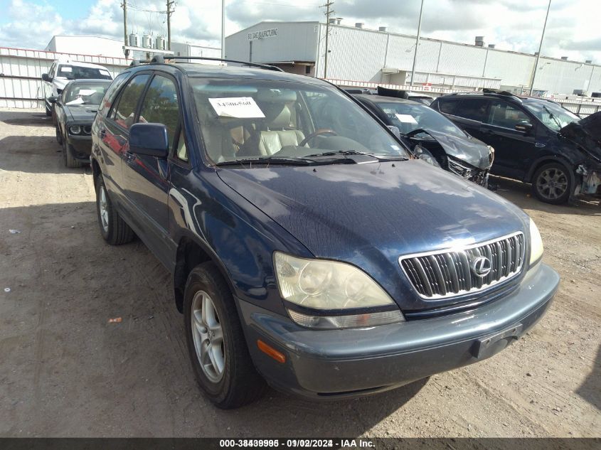 2002 Lexus Rx 300 Base (A4) VIN: JTJGF10UX20142765 Lot: 38439995