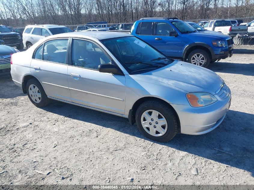 2003 Honda Civic Lx VIN: 2HGES16563H619468 Lot: 38440045