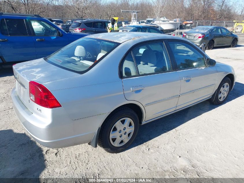 2003 Honda Civic Lx VIN: 2HGES16563H619468 Lot: 38440045