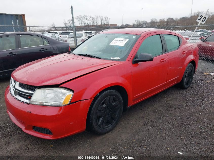 1C3CDZAB7DN590491 2013 Dodge Avenger Se