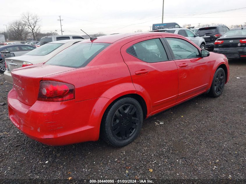 1C3CDZAB7DN590491 2013 Dodge Avenger Se