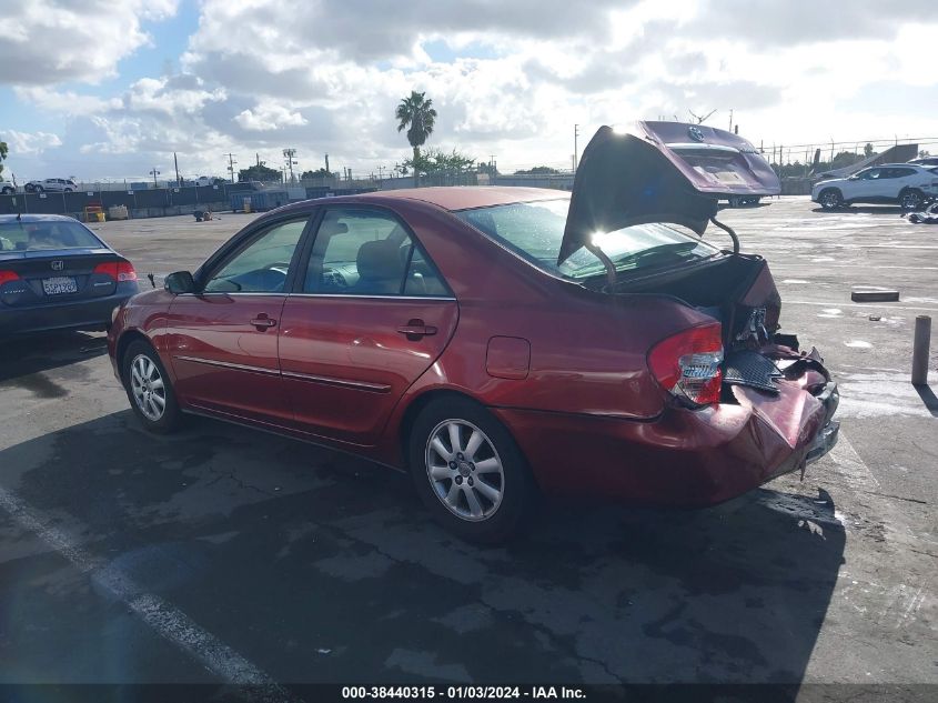 2003 Toyota Camry Xle VIN: JTDBE32K330231330 Lot: 38440315