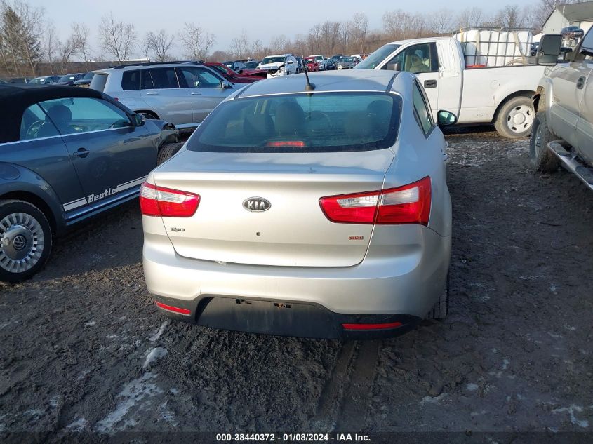 2012 Kia Rio Lx VIN: KNADM4A37C6086587 Lot: 38440372