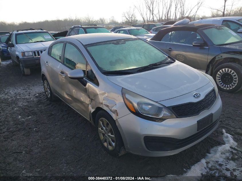 2012 Kia Rio Lx VIN: KNADM4A37C6086587 Lot: 38440372