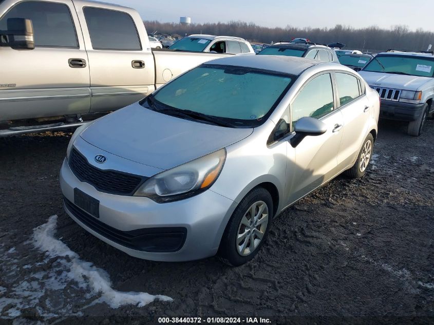 2012 Kia Rio Lx VIN: KNADM4A37C6086587 Lot: 38440372