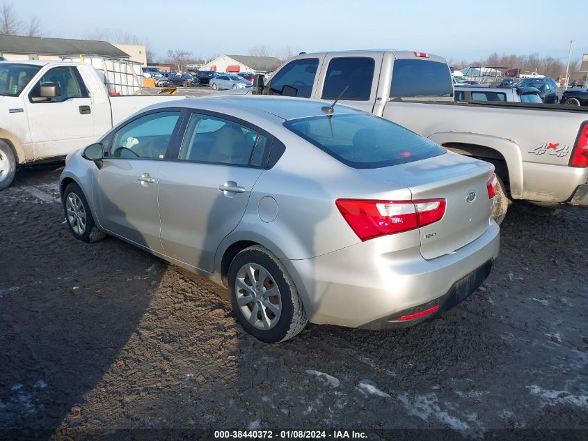 2012 Kia Rio Lx VIN: KNADM4A37C6086587 Lot: 38440372