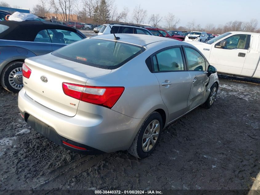 2012 Kia Rio Lx VIN: KNADM4A37C6086587 Lot: 38440372