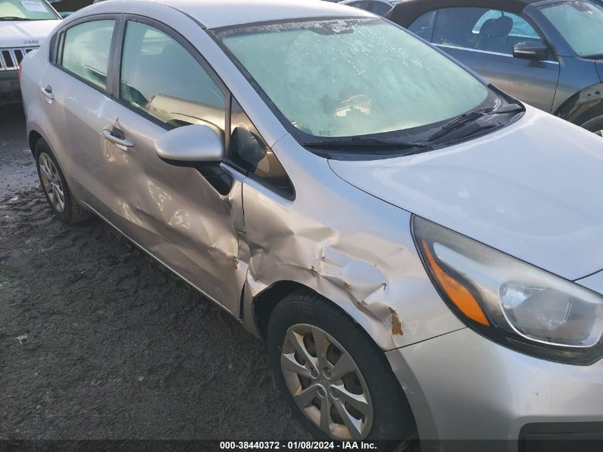 2012 Kia Rio Lx VIN: KNADM4A37C6086587 Lot: 38440372