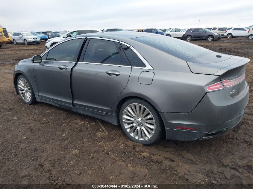 2014 Lincoln Mkz VIN: 3LN6L2J99ER807999 Lot: 38440444