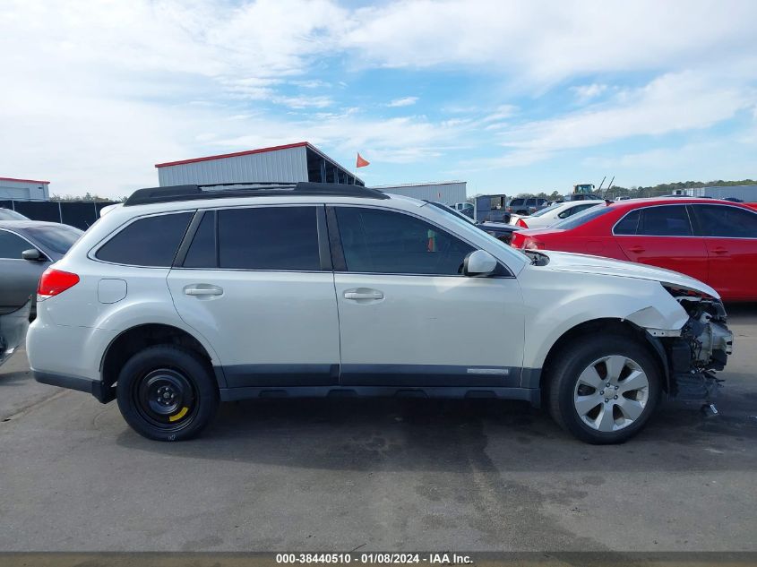 2011 Subaru Outback 2.5I Premium VIN: 4S4BRCCC0B3427861 Lot: 38440510