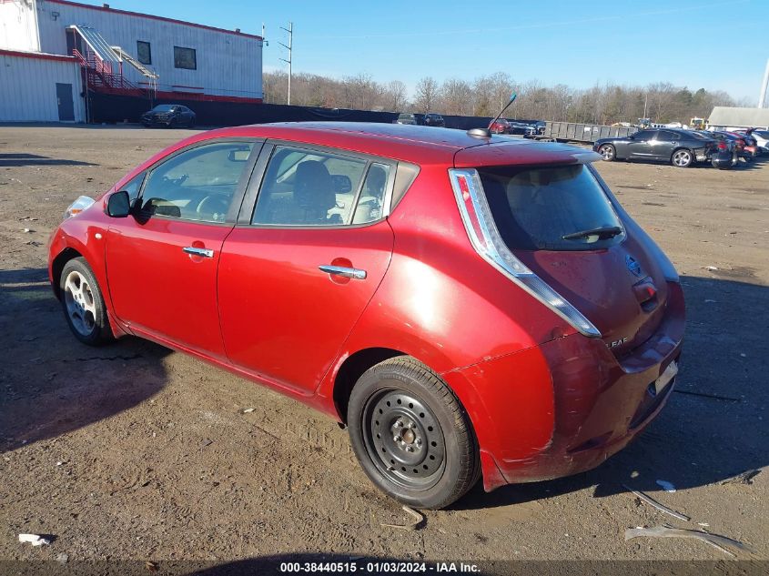 2012 Nissan Leaf Sl VIN: JN1AZ0CP5CT025632 Lot: 38440515