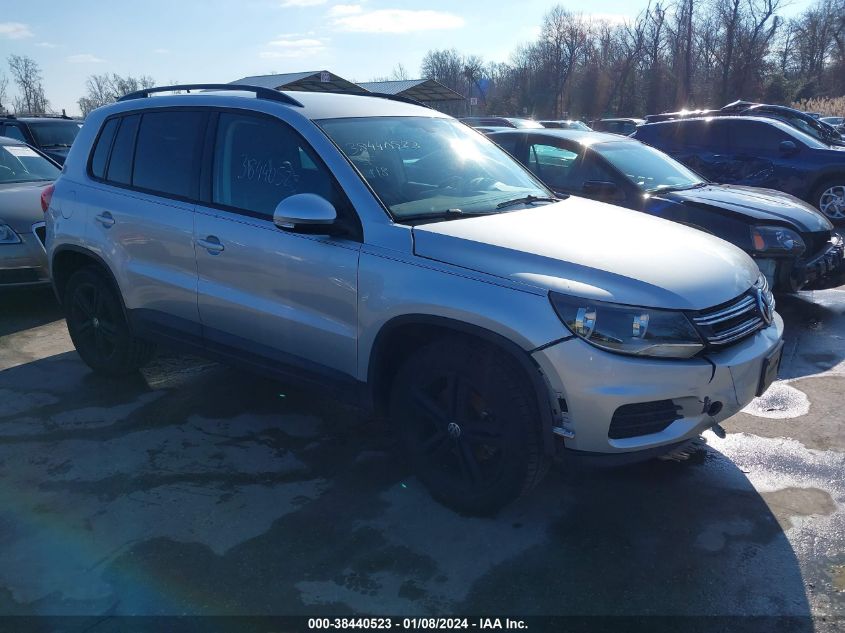 2016 Volkswagen Tiguan S VIN: WVGBV7AX7GW582731 Lot: 38440523