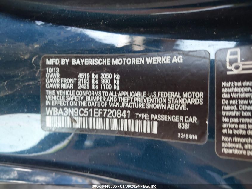 WBA3N9C51EF720841 2014 BMW 428I xDrive