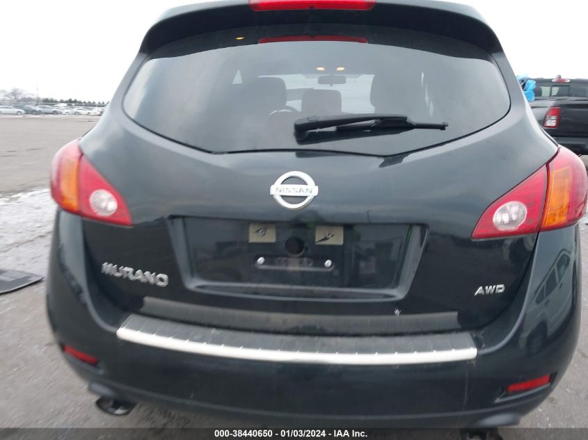 JN8AZ1MW9AW123524 2010 Nissan Murano S