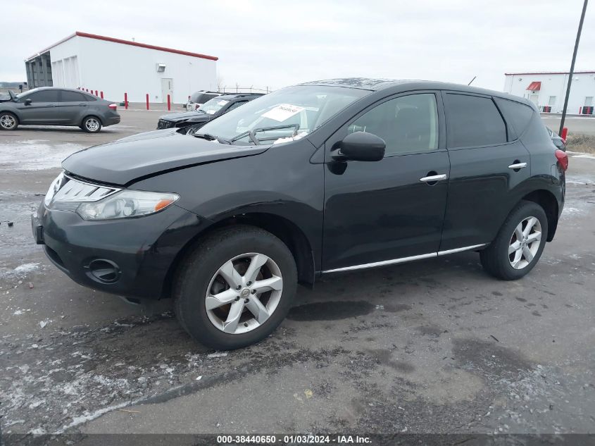 JN8AZ1MW9AW123524 2010 Nissan Murano S