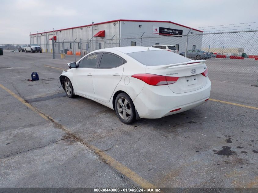 2013 Hyundai Elantra Gls VIN: 5NPDH4AEXDH403021 Lot: 38440805