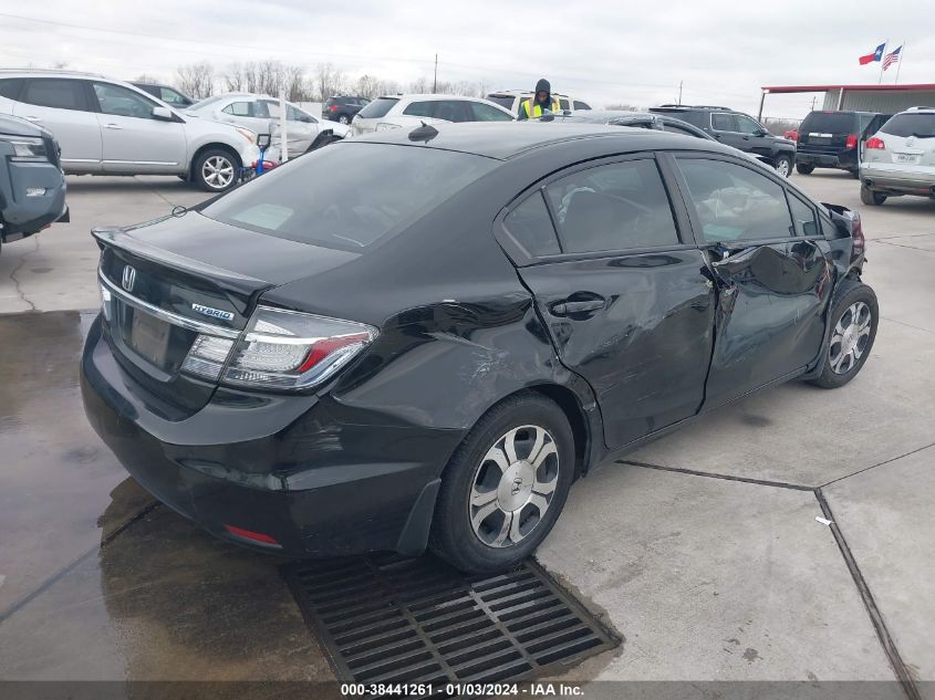 19XFB4F39DE000329 2013 Honda Civic Hybrid