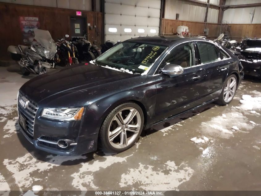 2015 Audi S8 4.0T VIN: WAUK2AFD5FN021051 Lot: 38441327