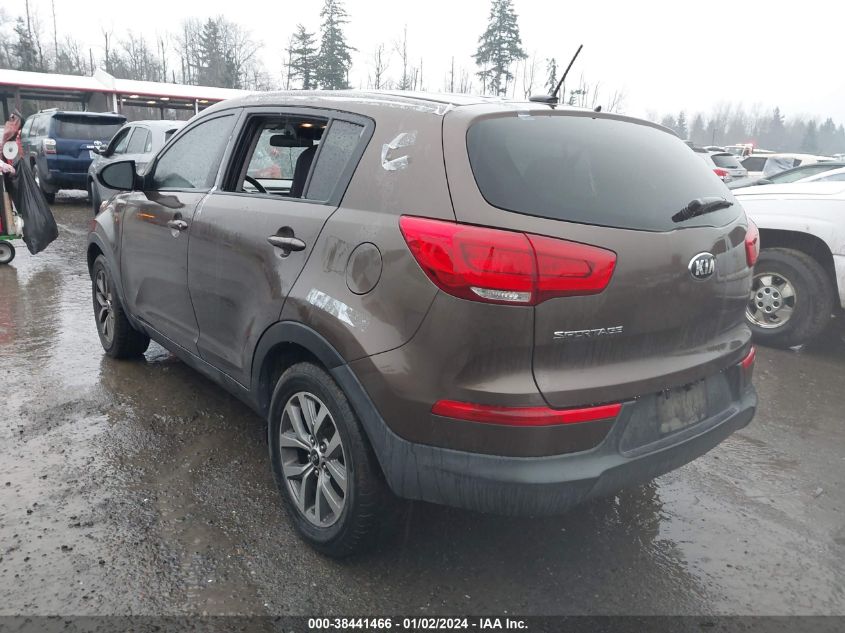 2014 Kia Sportage Lx VIN: KNDPB3AC1E7580778 Lot: 38441466