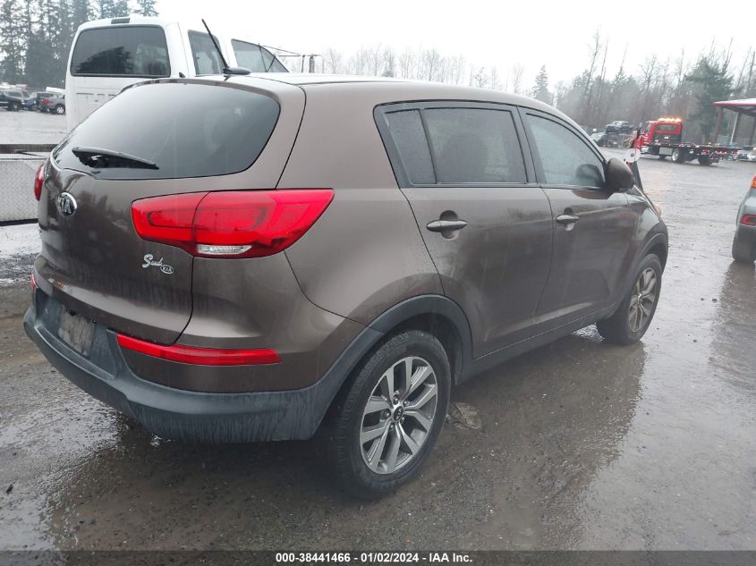 2014 Kia Sportage Lx VIN: KNDPB3AC1E7580778 Lot: 38441466