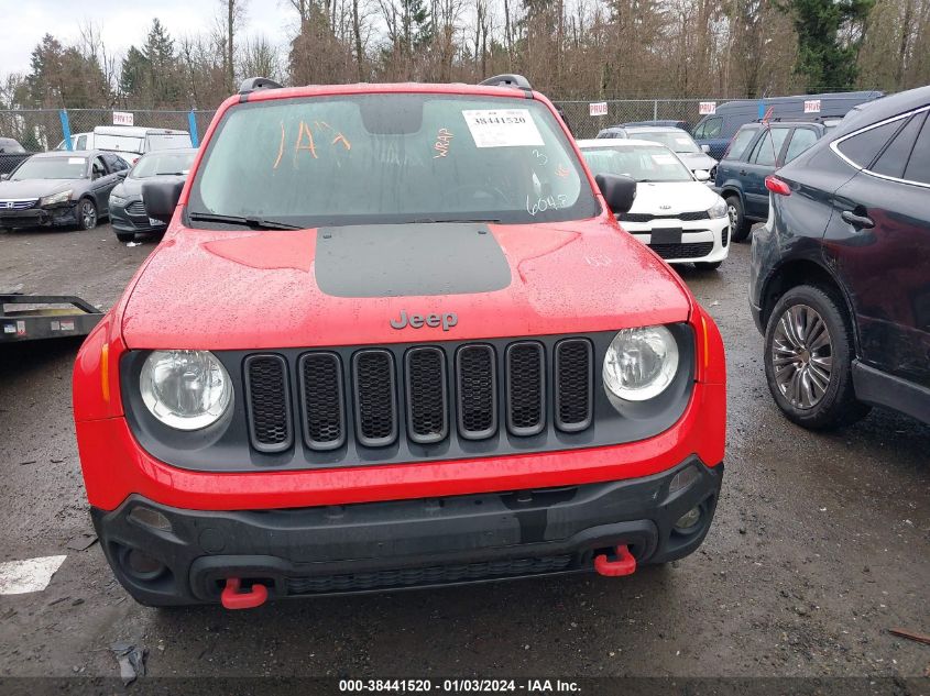 2017 Jeep Renegade Trailhawk 4X4 VIN: ZACCJBCB1HPF96048 Lot: 38441520