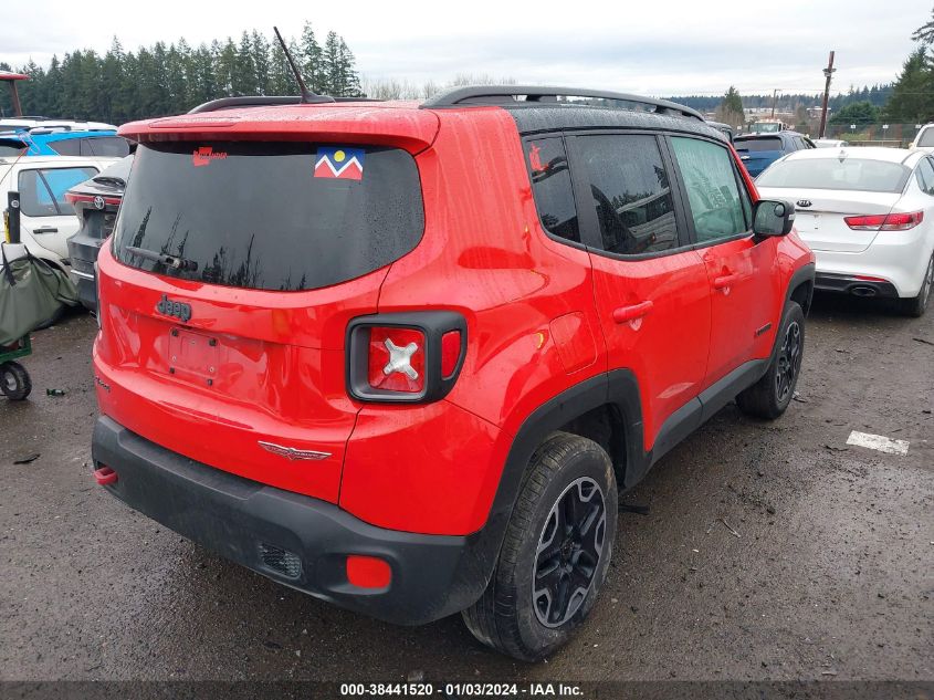 2017 Jeep Renegade Trailhawk 4X4 VIN: ZACCJBCB1HPF96048 Lot: 38441520