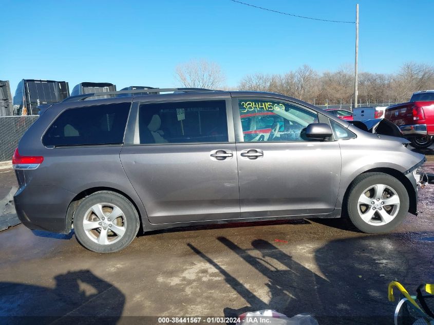 5TDKK3DC2DS362990 2013 Toyota Sienna Le V6 8 Passenger