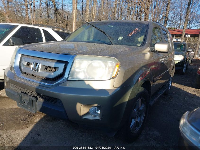 2010 Honda Pilot Ex-L VIN: 5FNYF3H56AB022302 Lot: 38441583