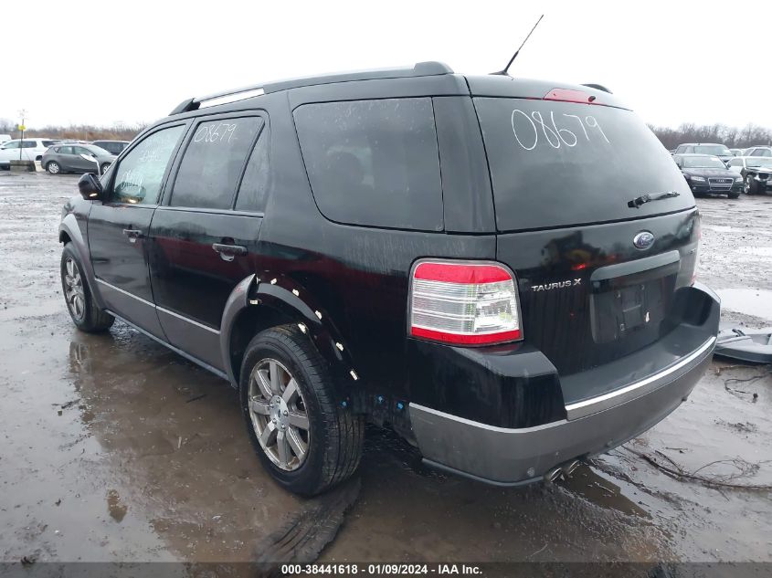 2008 Ford Taurus X Sel VIN: 1FMDK02W88GA08679 Lot: 38441618