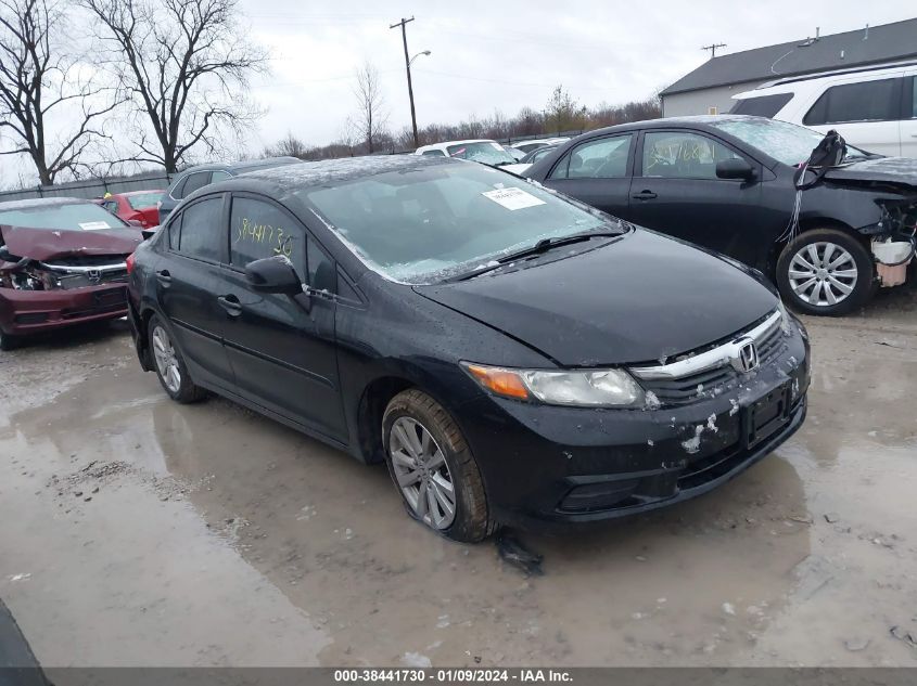 2012 Honda Civic Ex VIN: 19XFB2F87CE024546 Lot: 38441730