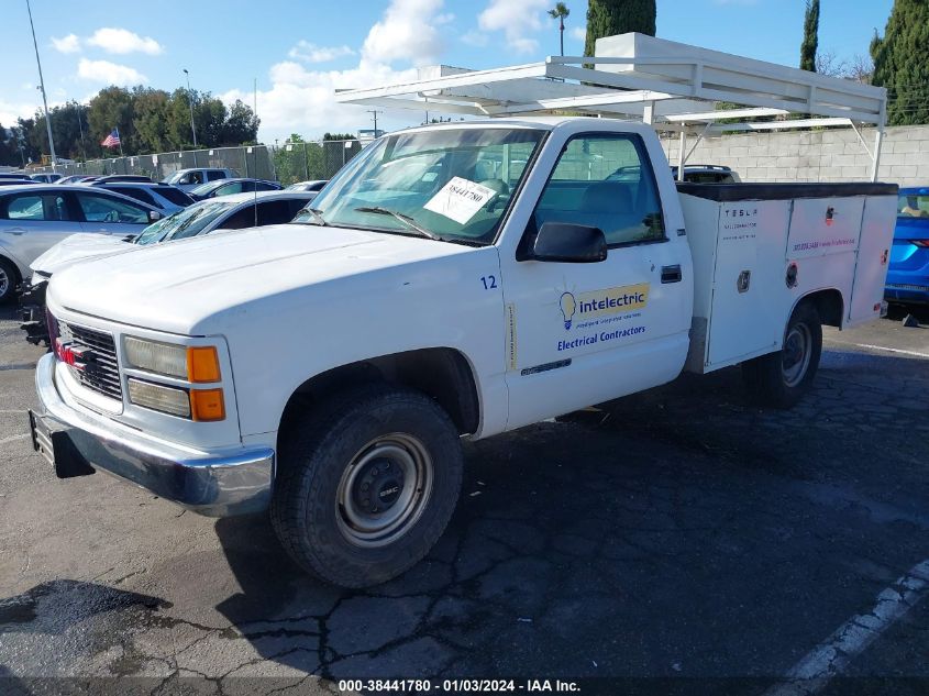 1GDGC34R8VF030458 1997 GMC Sierra 3500 Sl