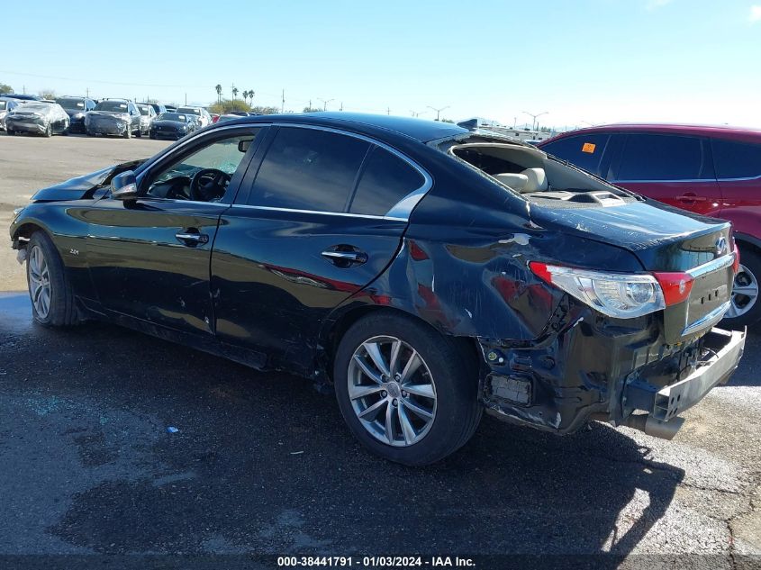 2017 Infiniti Q50 2.0T Premium VIN: JN1CV7AP8HM640385 Lot: 38441791