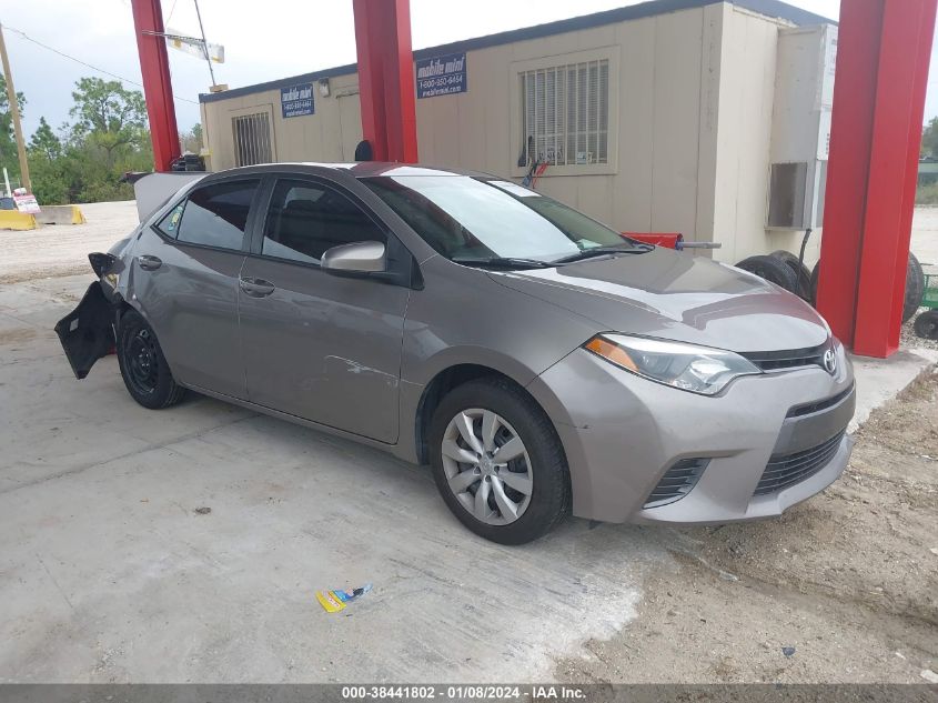 2016 Toyota Corolla Le VIN: 2T1BURHE2GC632841 Lot: 38441802