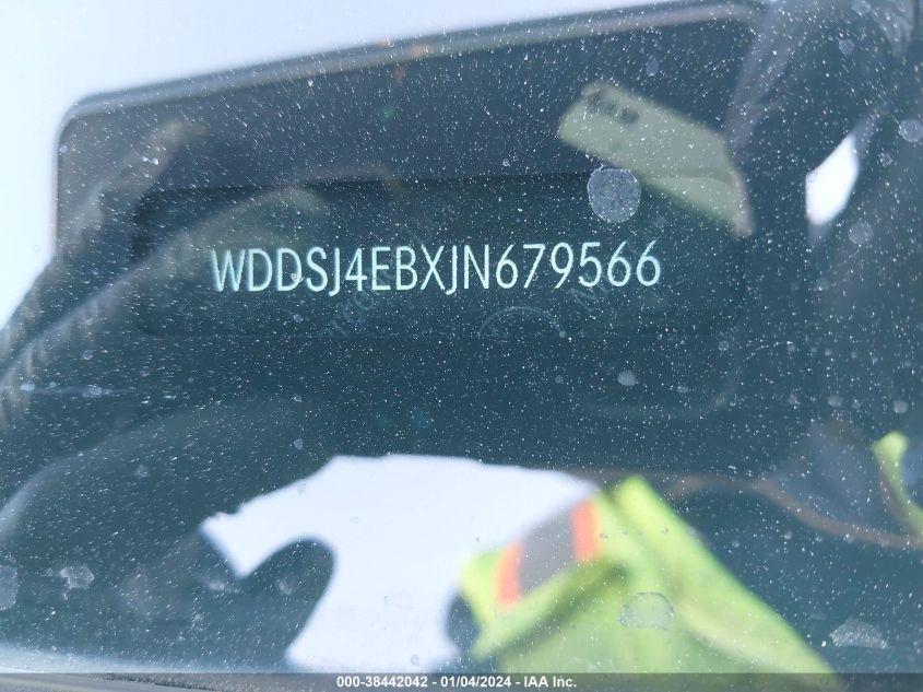 WDDSJ4EBXJN679566 2018 Mercedes-Benz Cla 250