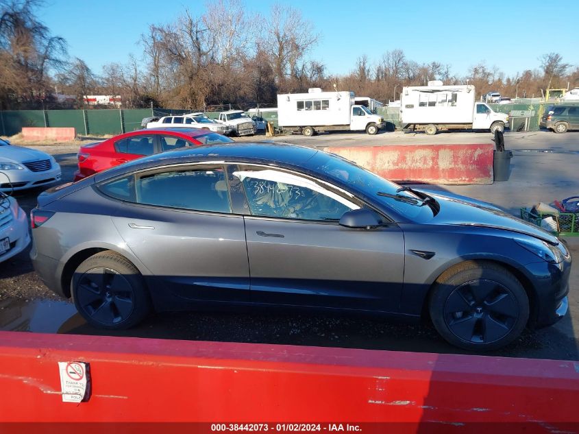 5YJ3E1EA1PF406032 2023 Tesla Model 3 Rear-Wheel Drive