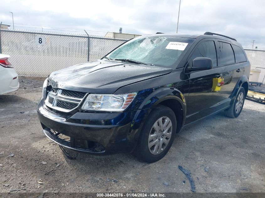 2017 Dodge Journey Se VIN: 3C4PDCAB8HT545785 Lot: 38442076