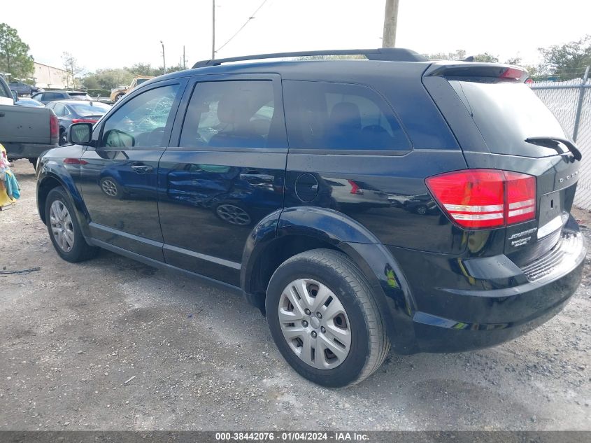 2017 Dodge Journey Se VIN: 3C4PDCAB8HT545785 Lot: 38442076