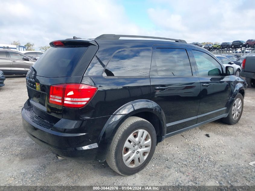 2017 Dodge Journey Se VIN: 3C4PDCAB8HT545785 Lot: 38442076