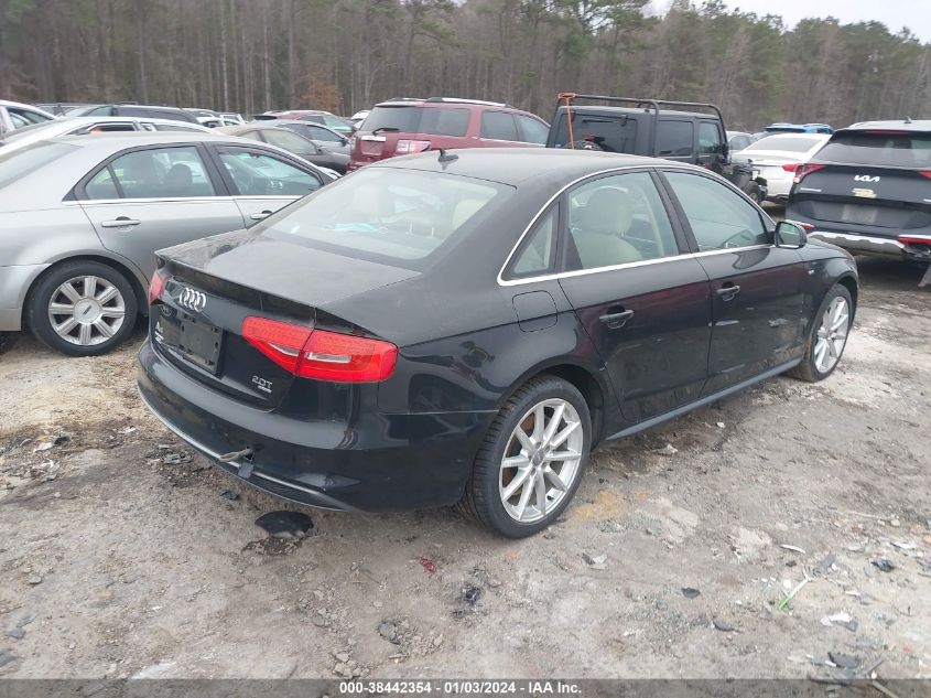 WAUFFAFL5EN016671 2014 Audi A4 2.0T Premium