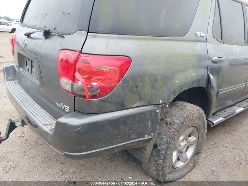 5TDZT34AX6S265341 2006 Toyota Sequoia Sr5 V8