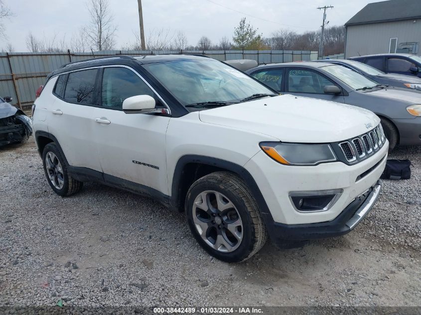 2018 Jeep Compass Limited 4X4 VIN: 3C4NJDCB2JT396850 Lot: 38442489