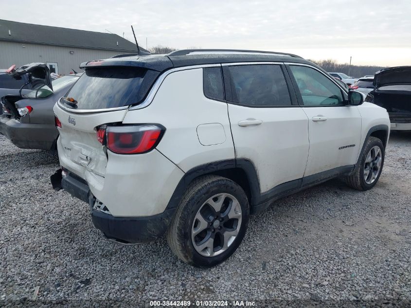 2018 Jeep Compass Limited 4X4 VIN: 3C4NJDCB2JT396850 Lot: 38442489