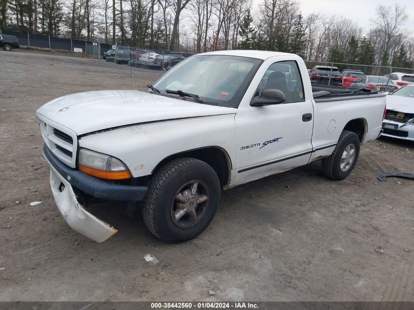 2000 Dodge Dakota Slt/Sport VIN: 1B7FL26X3YS676122 Lot: 38442560