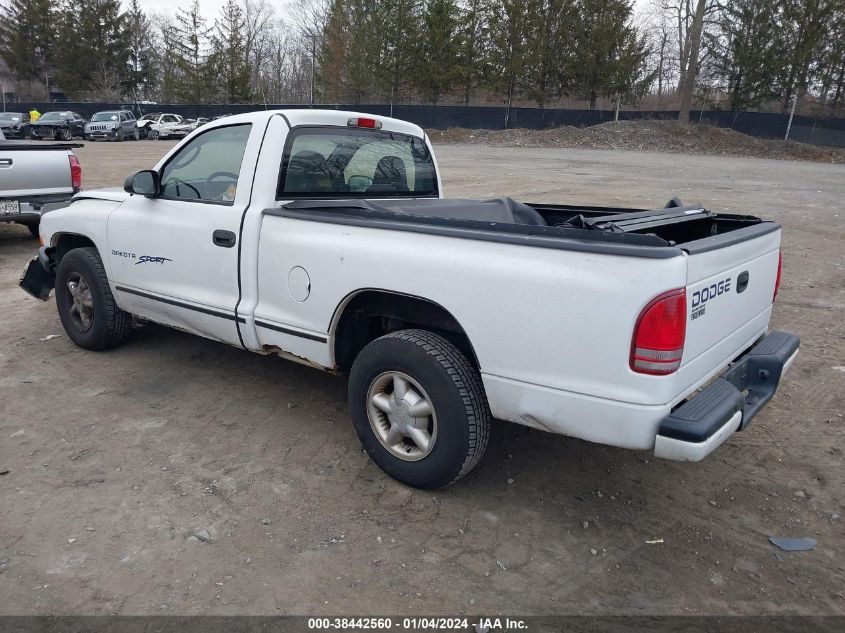 2000 Dodge Dakota Slt/Sport VIN: 1B7FL26X3YS676122 Lot: 38442560