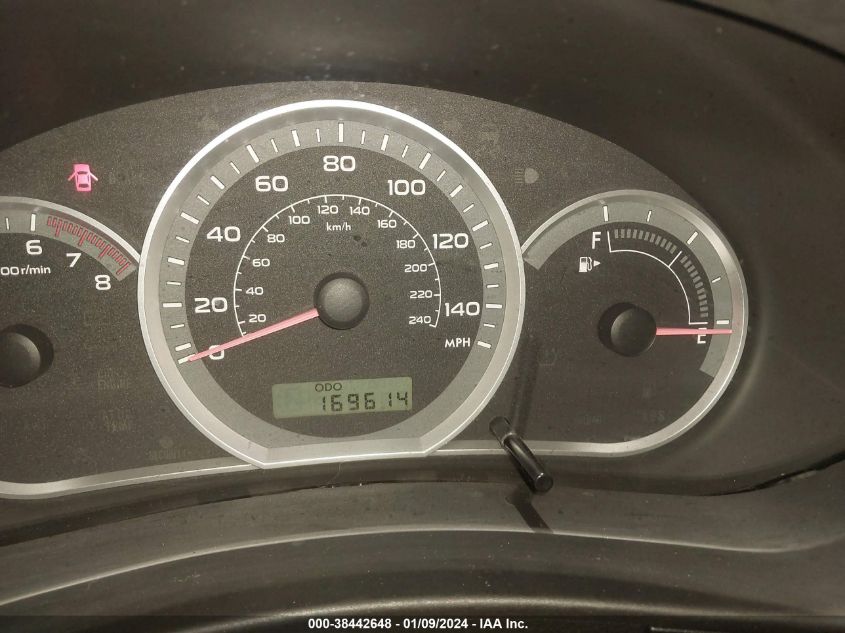 2009 Subaru Impreza 2.5I VIN: JF1GE61679H520335 Lot: 38442648