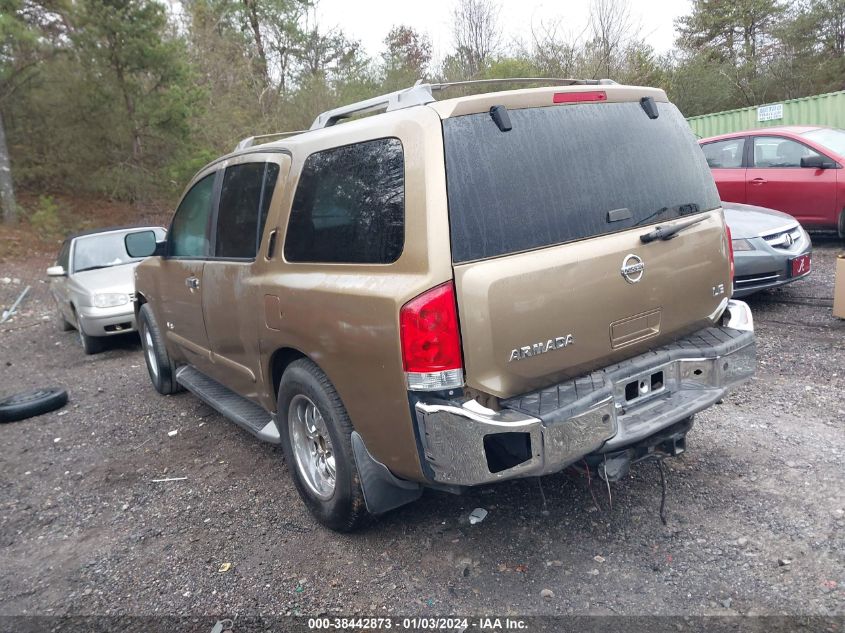 5N1AA08AX5N703481 2005 Nissan Armada Le